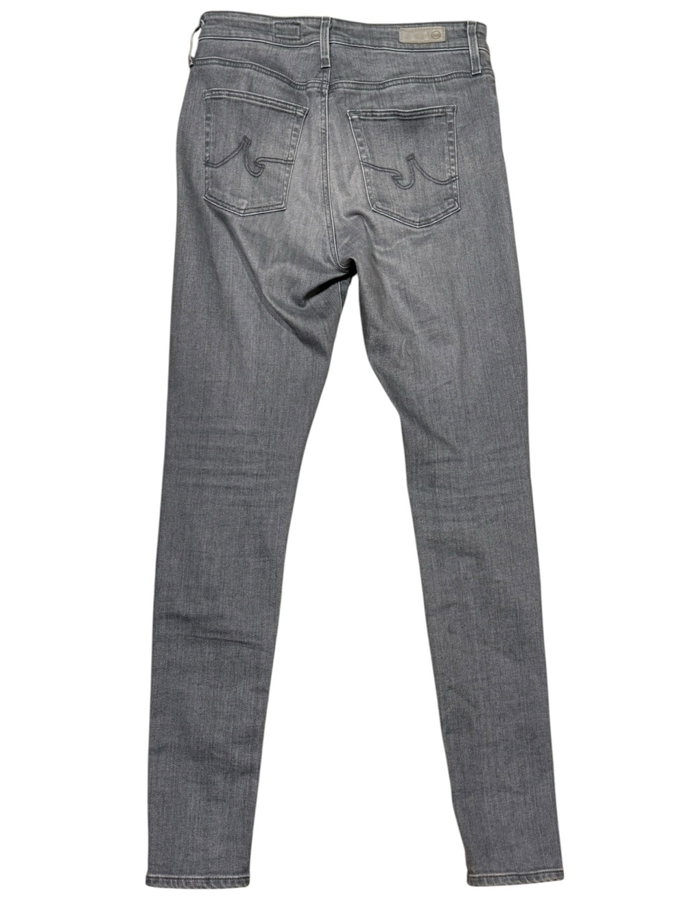 AG Farrah High Rise Skinny Jeans Metro Gray Wash Size 28R - Picture 5 of 13
